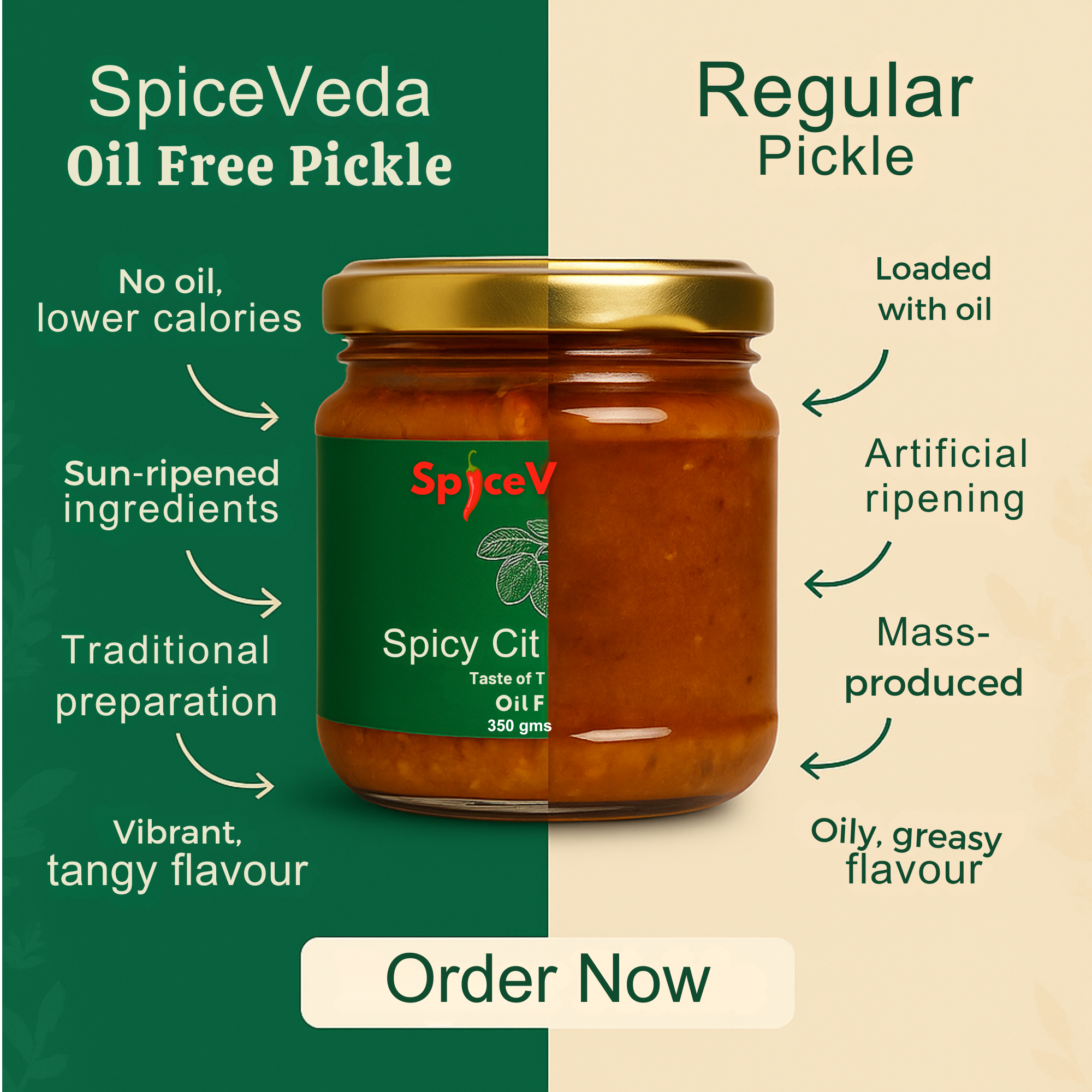 Citron Pickle - Spicy tangy & Delicious 350gms